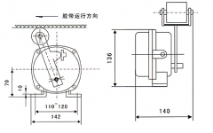 速度開關(guān)，測(cè)速傳感器XSAV11801（低速型）高低速速度開關(guān)